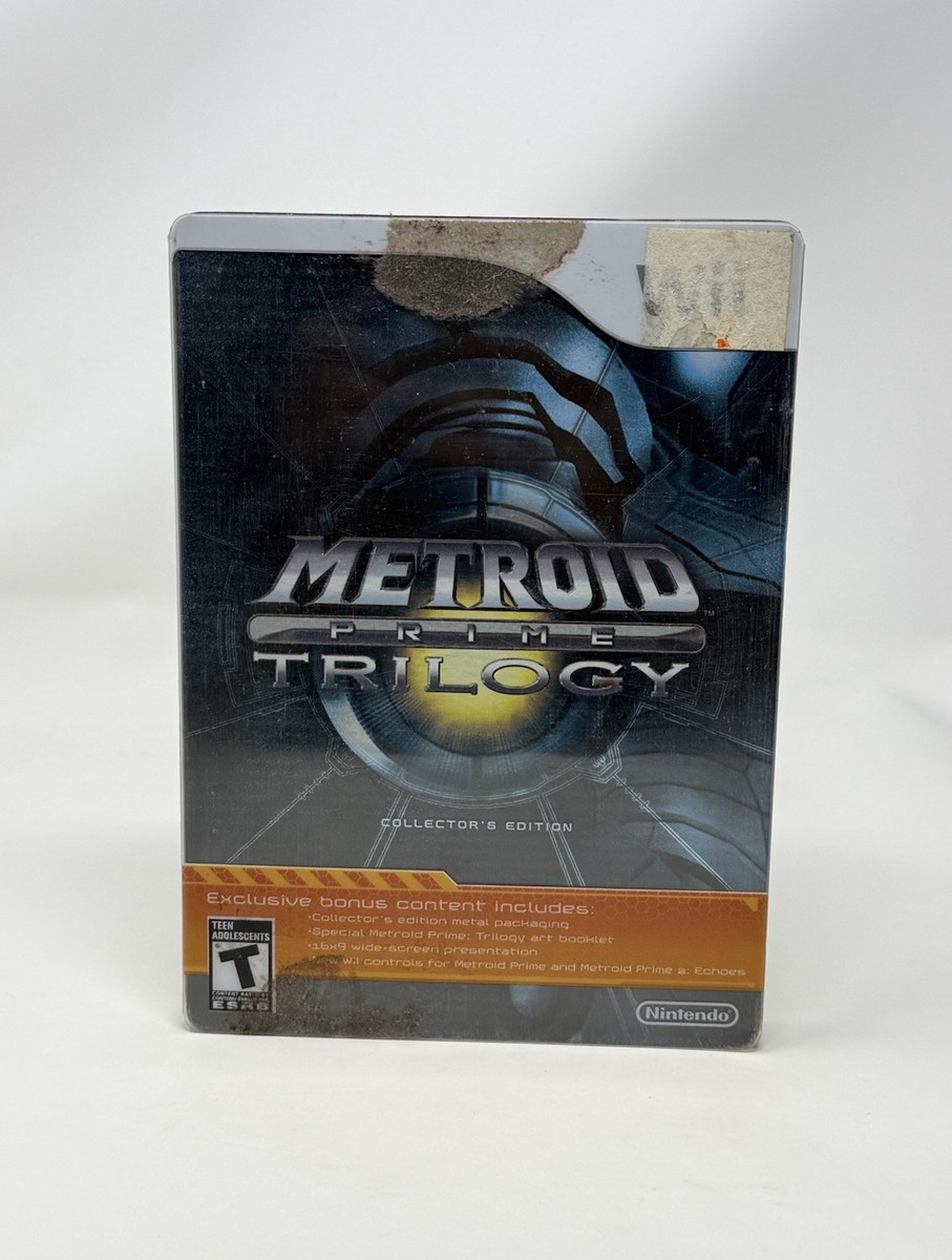 Metroid Prime Trilogy Collector's Edition Nintendo Wii Complete