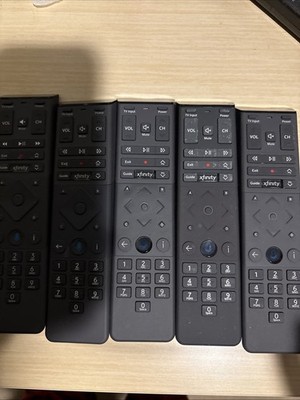 Comcast Remotes (5) XR15v2-UQ Voice Control Remote for X1 Xi6 Xi5 XG2 Backlit
