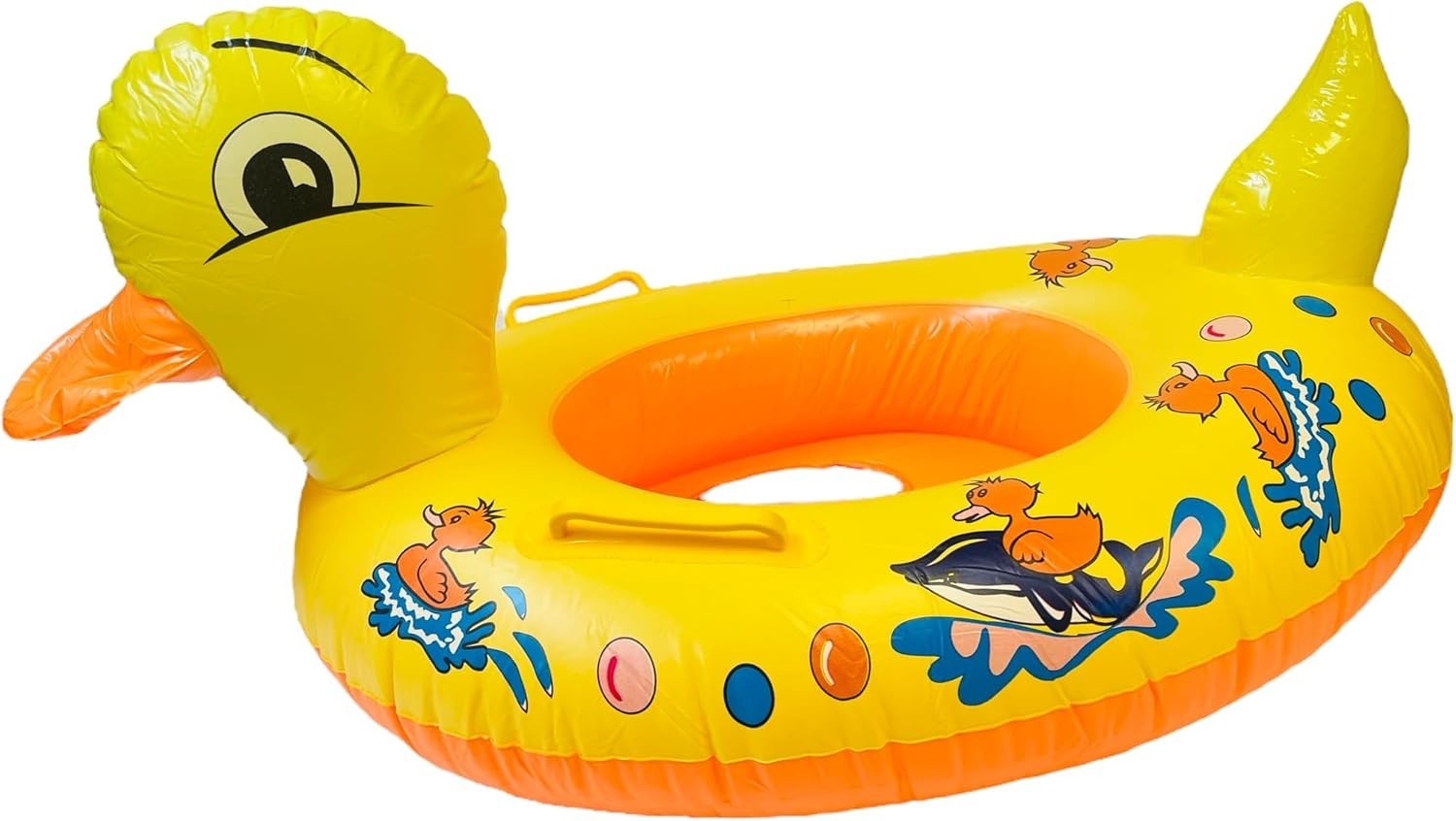 PATO AMARILLO Bebé Infante Flotador Inflable Natación Ayuda Entrenador Asiento Anillo 6-24m