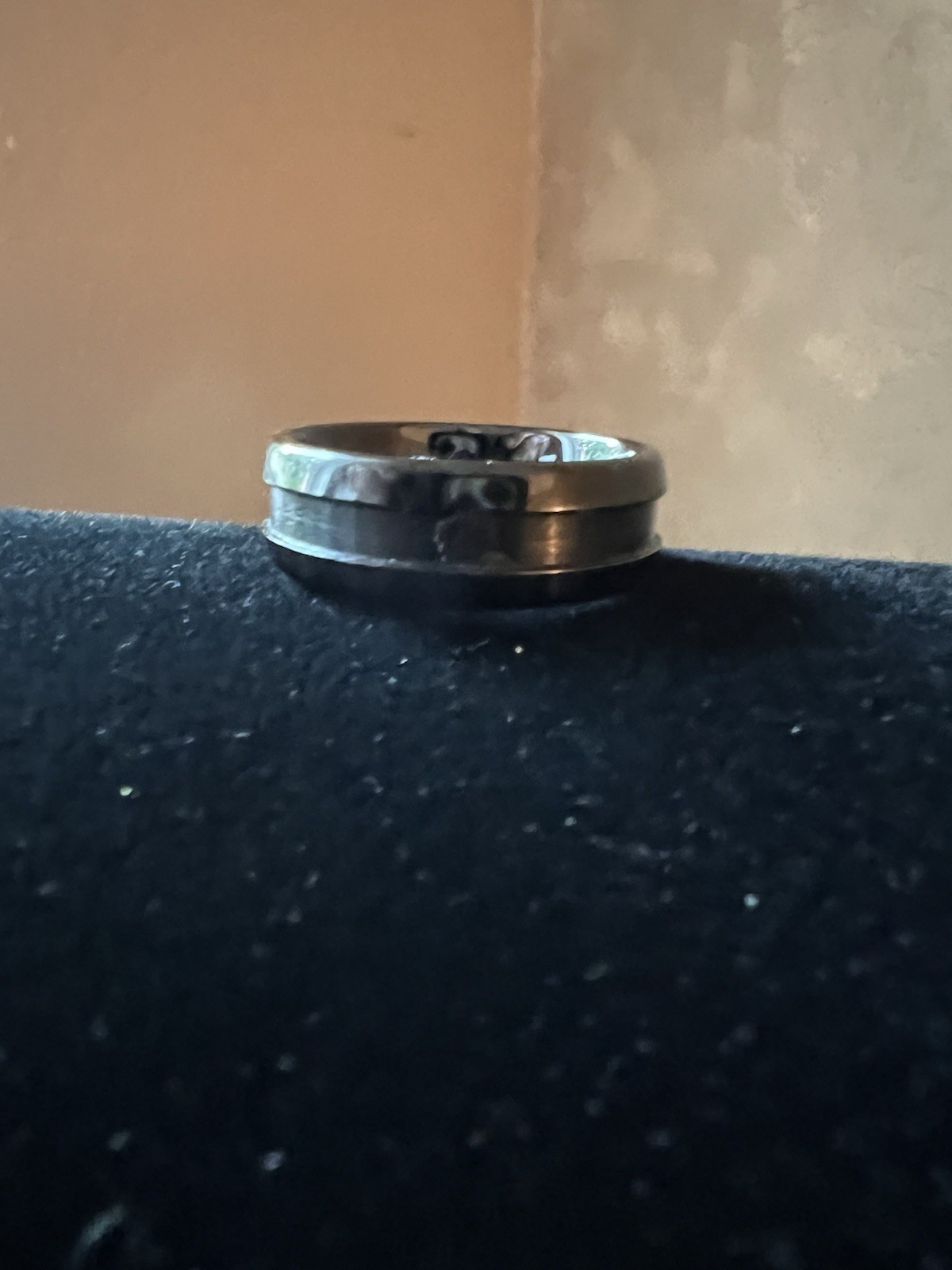 .925 High Tech Ceramic Ring Size 11 - image 1