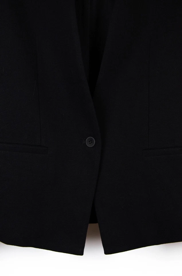 Blazer negro a medida Helmut Lang - Chaqueta minimalista esculpida - Talla S - Imagen 4 de 4