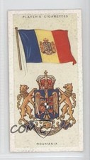 1936 Player s National Flags and Arms Tobacco Romania Roumania #36 a8x
