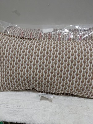 Threshold Studio McGee Set Of 2 Pillow Decor 14inx24in Brown Floral 