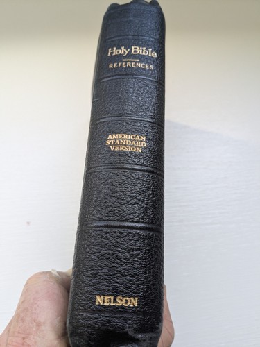 ASV American standard Version Ref. Bible 1901 / 1929 Leather - Nice Condition - Picture 4 of 21