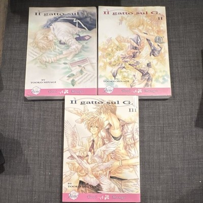 Digital Manga Il Gatto Sul G Manga Lot Vol 1-3 TP English Tooko Miyagi