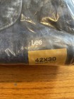 New Men’s LEE REGULAR FIT STRAIGHT LEG BLUE JEANS DARK STONE  Sz 42X30 NWT! — photo 5