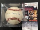 EDWARD CHARLES FORD Signed Baseball JSA Coa Whitey Ford Full Name Auto