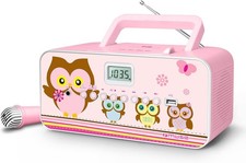 CD-Radio für Kinder mit Mikrofon und Sing-A-Long Karaoke Funktion (CD / MP3, USB