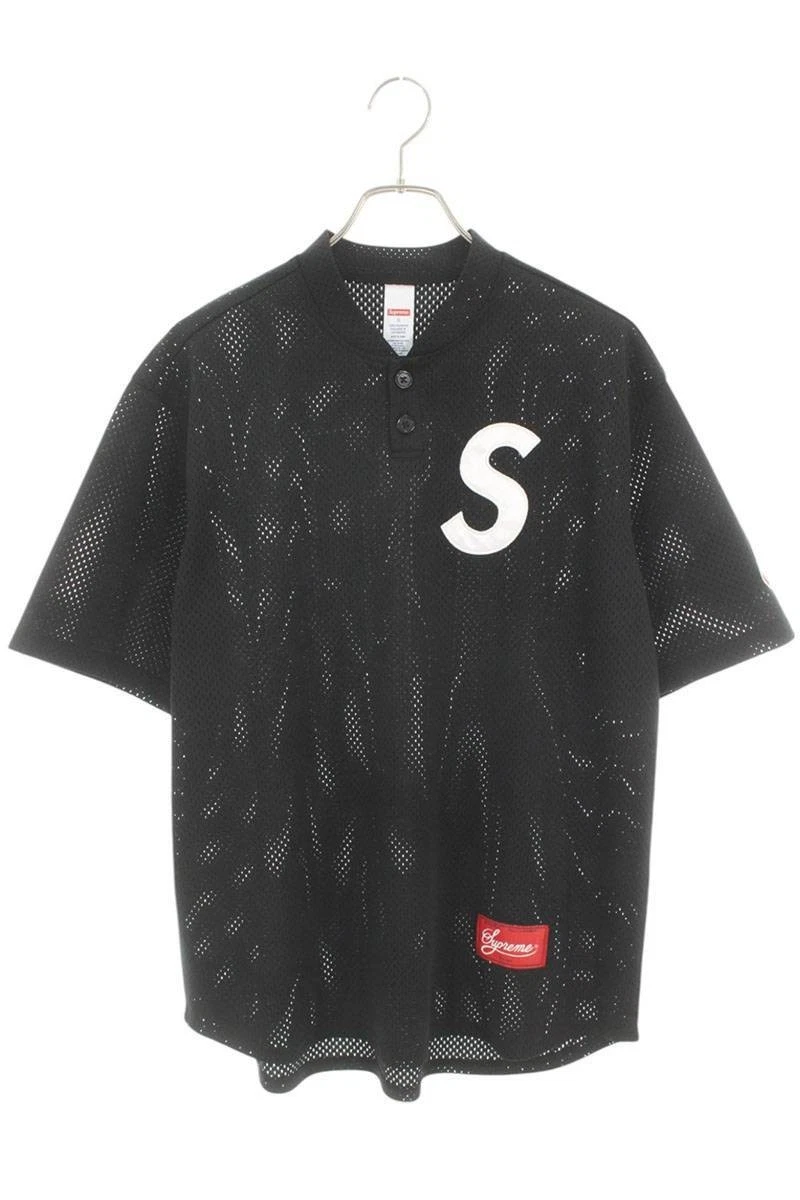 Supreme taille S 24SS S logo baseball Henley S logo maille col Henley manches courtes