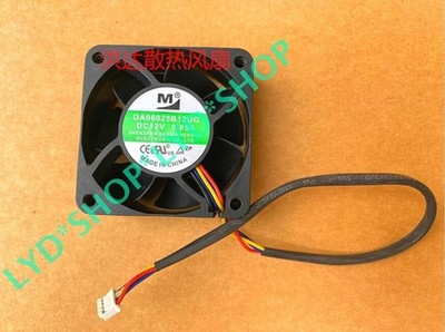 For new DA06025B12UG 12V 6025 6CM cm gale volume power cooling fan 60*60 *lm