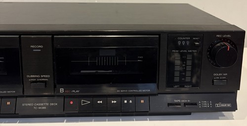 Sony Stereo Dual Cassette Deck TC-W285 High-Speed Dubbing Dolby Read Description - Picture 3 of 6