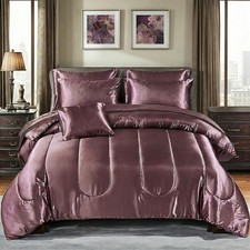 Bedding Dreamer Beddingdreamer Satin Comforter Set Queen Size 8 Piece Bed In A