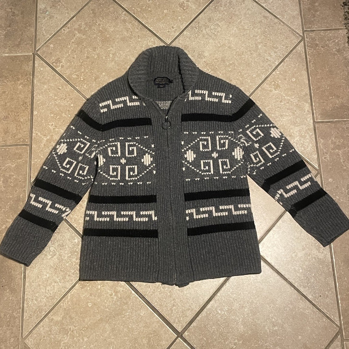 Pendleton The Original Westerley Wool Cardigan Zi… - image 4
