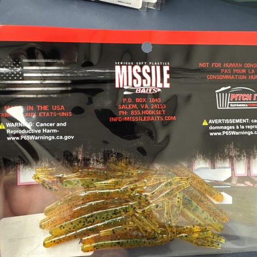 Raketenköder Drop Craw Sunfish IPA 3 Packungen à 15 EA - Bild 6 von 7