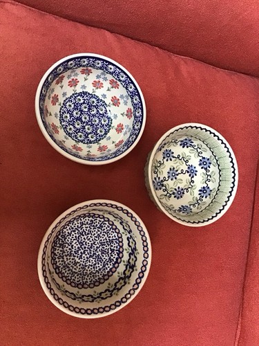 Manufaktura Boleslawcu Polish Pottery Lot/3 Cereal Bowls - Bild 3 von 7