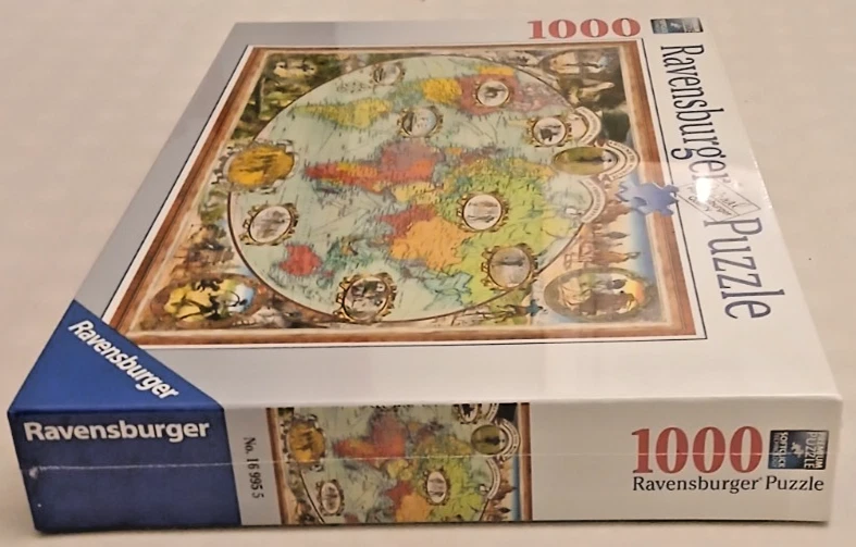 Ravensburger 1,000 Piece Jigsaw Puzzle Ride Around the World Thomas Stevens New - Image 3 of 4
