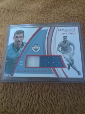 2021 Edin Dzeko Manchester City Immaculate Collection 8/8 M/W