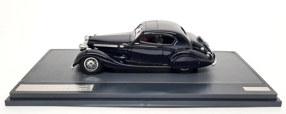 Matrix 1/43 Delage D8-120 Aerosport Coupe 1937 Grey Metallic Scale Model Car - Image 4 of 4