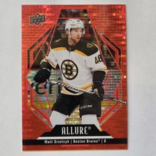 2022-23 Upper Deck Allure - Matt Grzelcyk #18 Red Rainbow