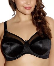 NWT Goddess Plus Size Keira Underwire Bra GD6090BLK BLACK U.S. 38H