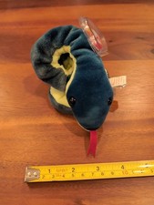 NWT Ty Beanie Baby Hissy Snake 1997