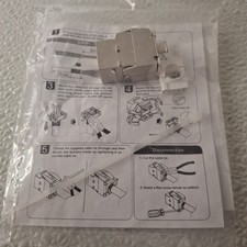CAT8 RJ45 Tool Less Shielded Keystone Jack