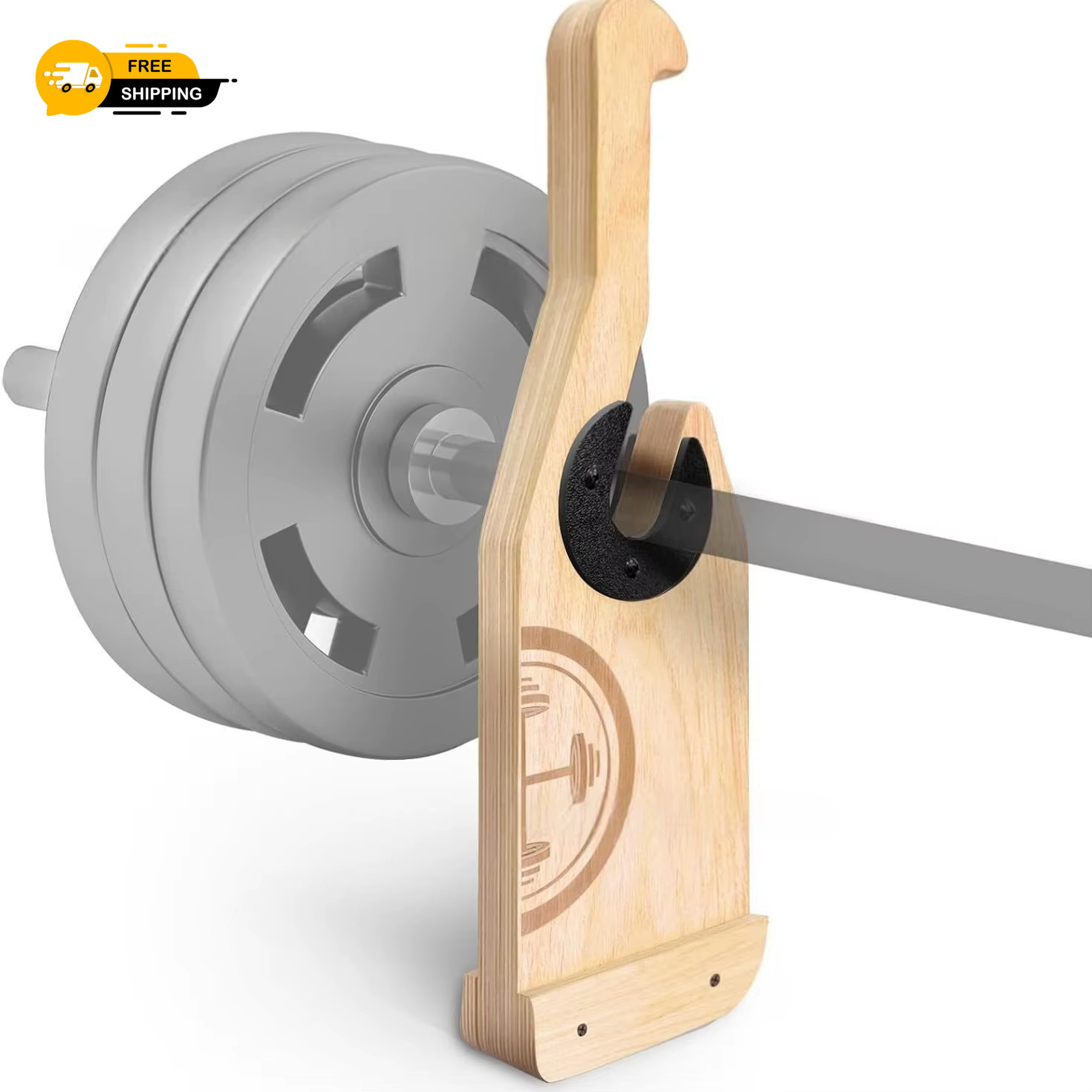 Cric in legno per bilanciere deadlift