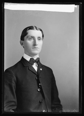 Photo:J.J. McKeever Portrait in Suit and Bow Tie 1903-1905
