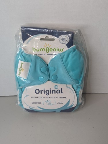 Bumgenius 5.0 Pocket Style Customizable Stay Dry Reusable Cloth Diaper Lot/4 - Picture 4 of 8
