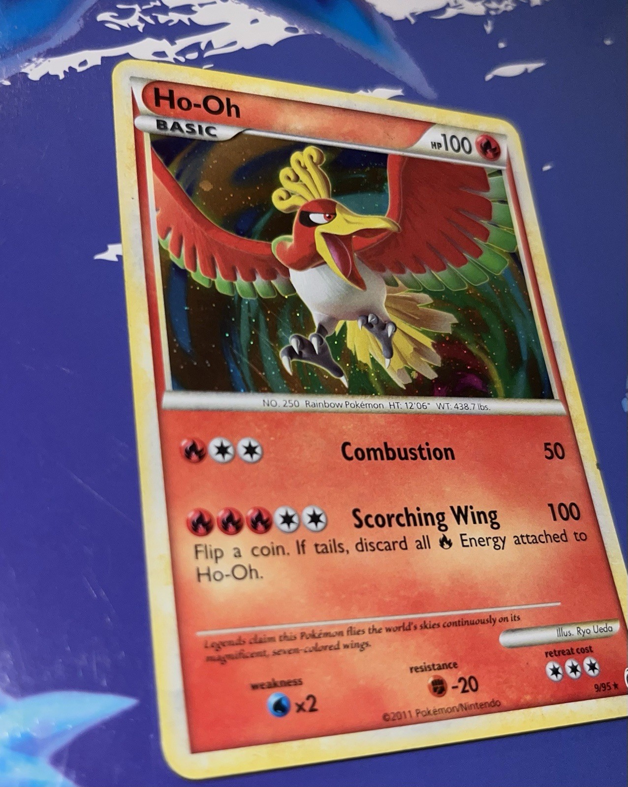 Pokémon TCG Mint Ho-Oh Call of Legends Holo Card 9/95 Rare
