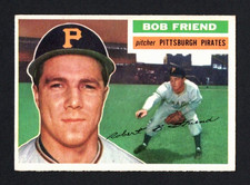 1956 TOPPS BOB FRIEND #221 ExMt