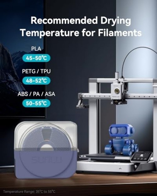 SUNLU Trocknerbox mit Zirkulationsventilator | 1,75-3,00mm Filament Troc... - Bild 5