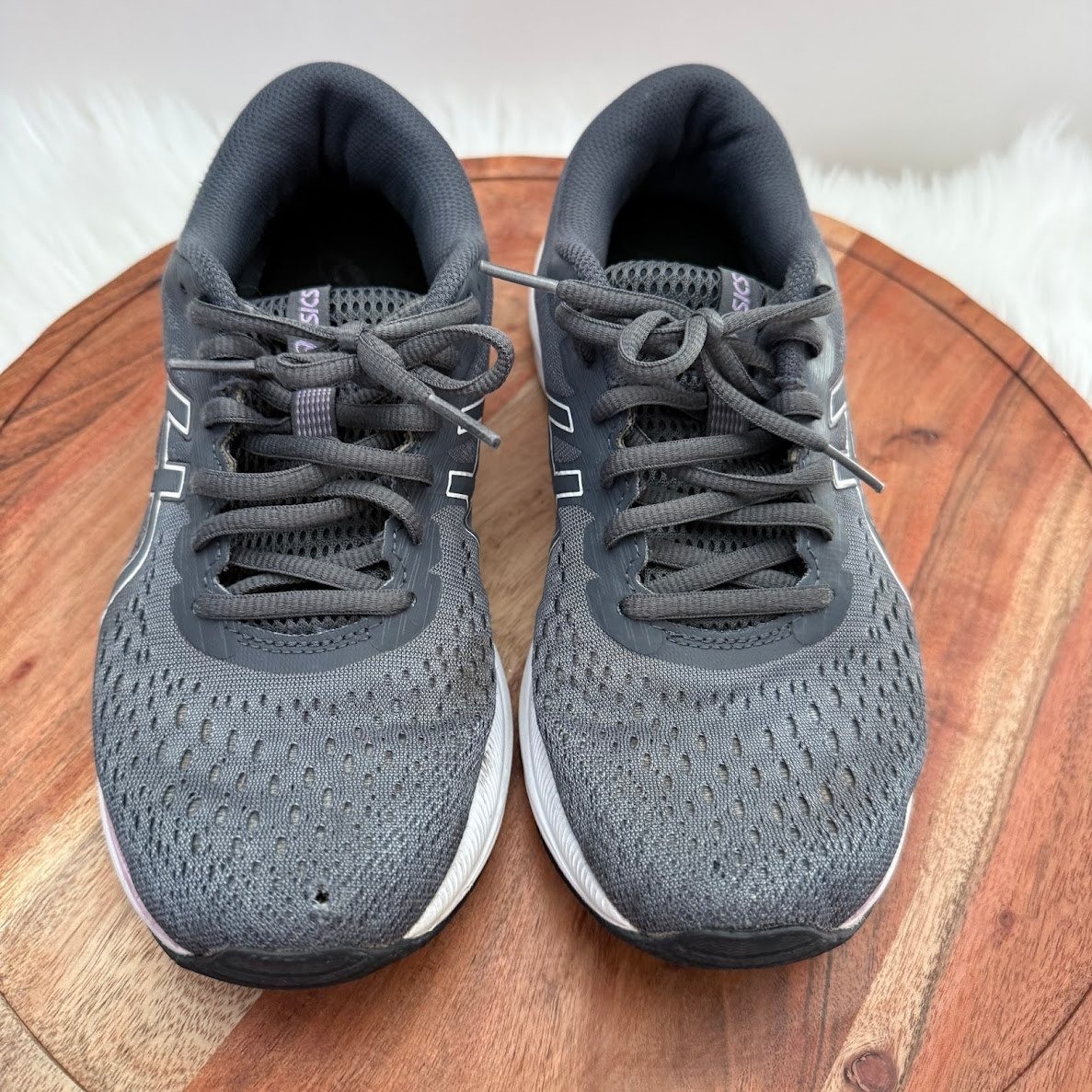 ASICS Gel Excite 7 Women's Running Shoes Dark Gray Lilac White Size 9 thumbnail 9