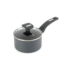 Salter Alto 16cm Saucepan - Glass Lid, Steam Vent, PFOA & PFAS-Free