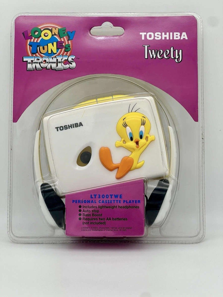 TOSHIBA Tweety トゥイーティー ポータブルカセットプレーヤー d6bb0218c13ee75145919221e61d66