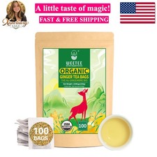 Organic Ginger Tea Bags, 100 Pure Ginger Root Tea 100 Count, Caffeine Free, ...