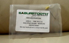 SABURRTOOTH 32RS38 3/32" Shank Rotosaw, 3/8” Head, Fine Grit– Yellow