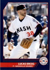 2023 Lucas Erceg Choice Minor League Rookie Card RC Nashville Sounds. rookie card picture