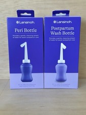 1- Lansinoh Peri Bottle  1-Postpartum Upside-Down Wash Bottle  12.2oz Ea