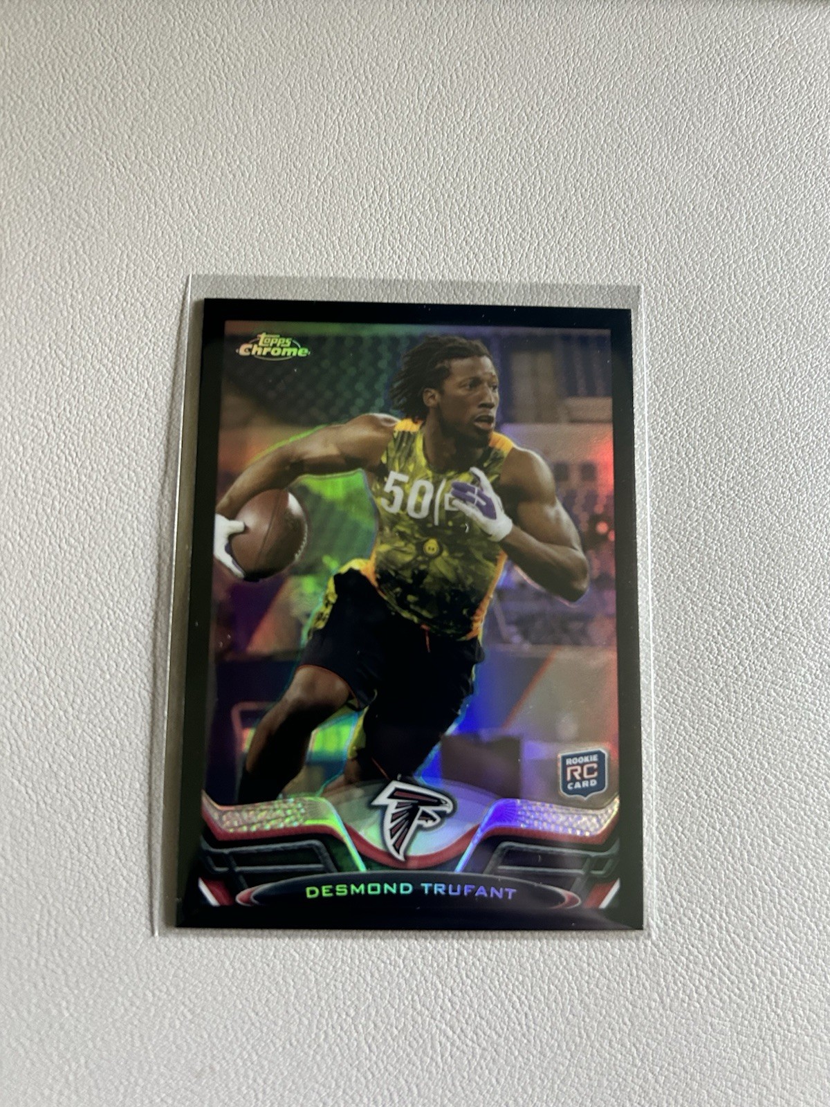 Desmond Trufant Topps Chrome #126 Black Refractor
