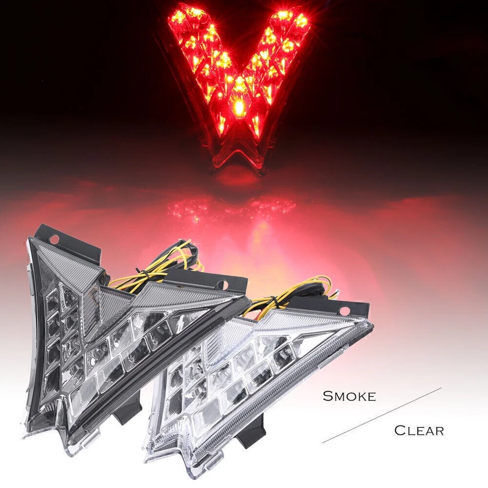 For Aprilia RSV4 Tuono V4 2010-2016 Motorcycle Rear Taillight Brake Lamp Foto 3 de 4