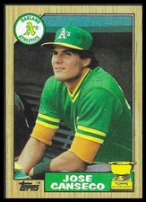 1987 Topps #620 Jose Canseco Oakland Athletics