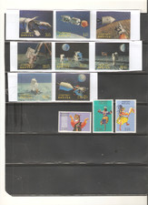 Bhutan stamps including 3D space stamps see scan for condition (S4)