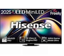 HISENSE 65" Mini LED 4K 165Hz Smart AI TV with Freely - 65U8QTUK - REFURB-A