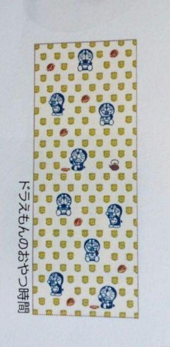 Tela Doraemon Tenugui, Color Azul, Toalla Tradicional Japonesa - Imagen 3 de 3