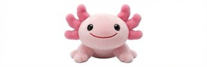 Pink Axolotl Plush Toy Stuffed Animal Cute Kawaii Big Eyes Soft Huggable New