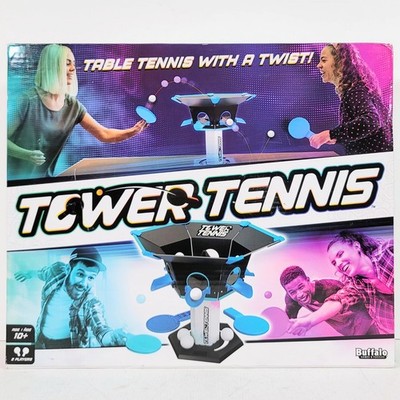 Buffalo Games TOWER TENNIS Table Tennis Ping Pong - BBQ Pool Beach Party NEW