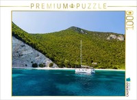 Calvendo Puzzle One House Bay, Atokos | 1000 Pieces, Finished Size 25.2 × 18.9 I