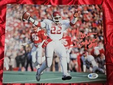 MARCUS DUPREE 22 AUTOGRAPH HAND SIGNED 8X10 PHOTO OKLAHOMA SOONERS FOOTBALL COA