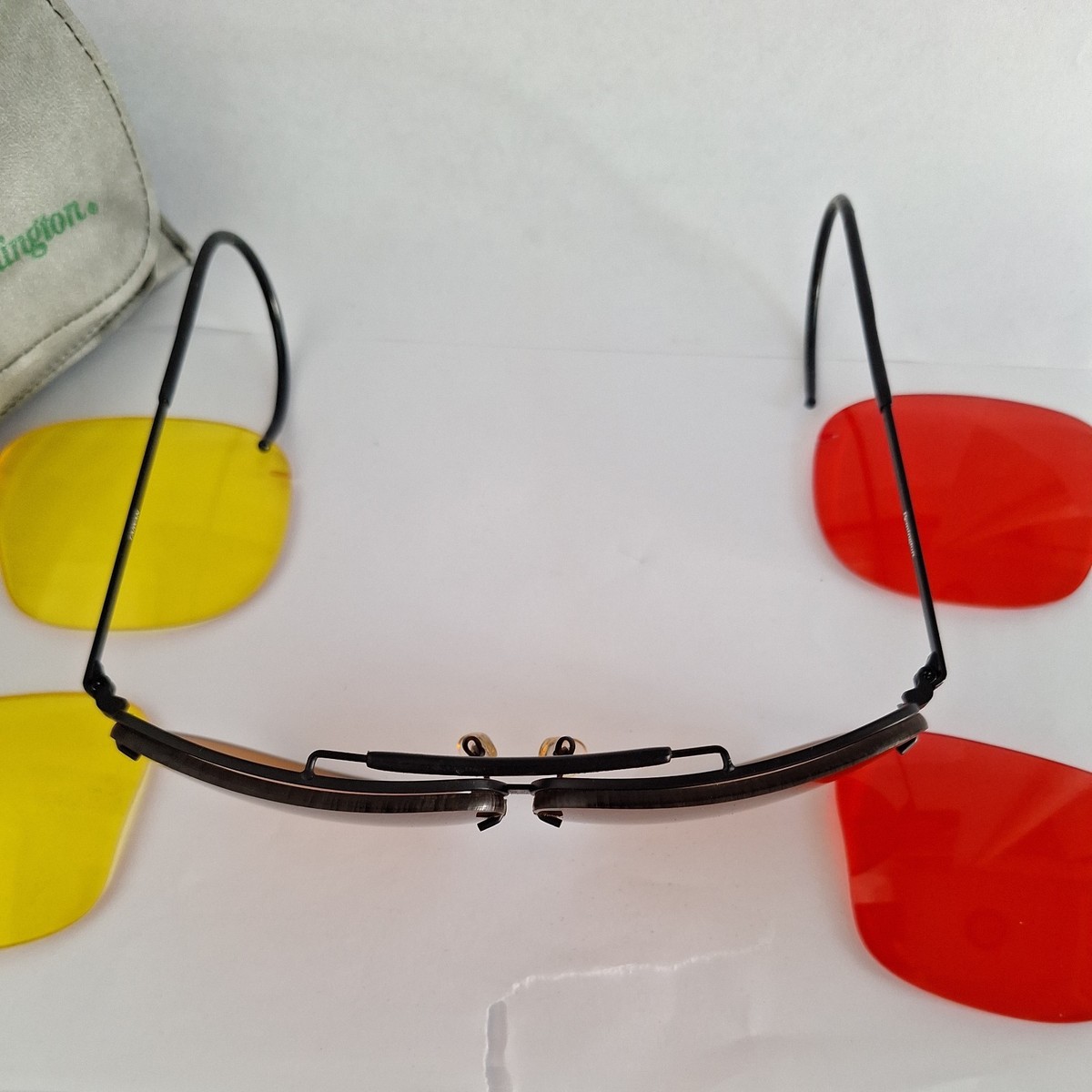 Vintage Remington Aviator Shooting Glasses Interchangeable Lenses